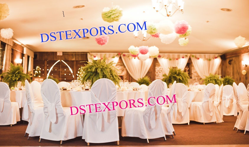 BANQET HALL CHAIRS & CHAIR COVERS