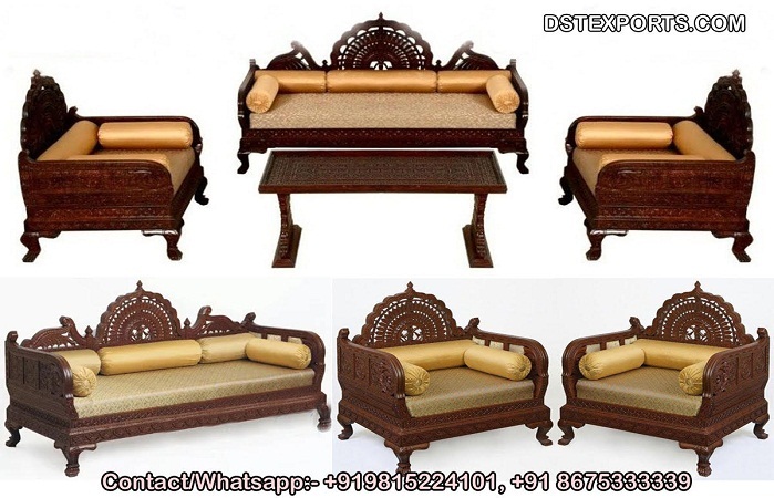 Luxurious Carved Drawing Room Furniture
