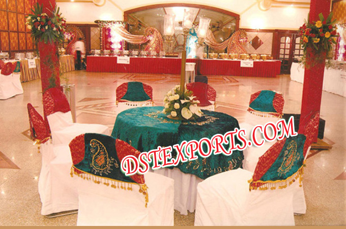 Embroidered Designer Table Clothes And Sashas