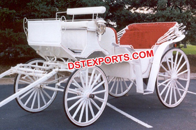 Indian Wedding Horse Drawn Victoria Carriage