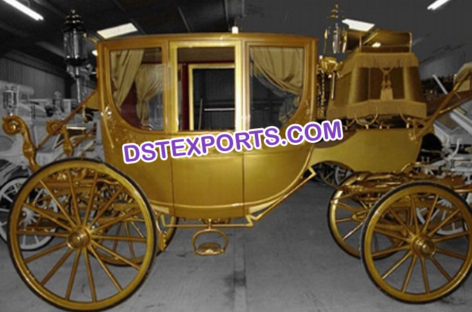 Golden Royal Horse Carriages
