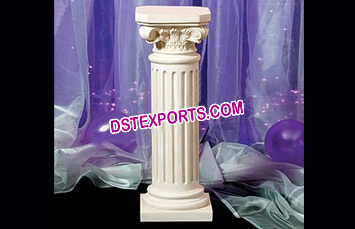 Wedding White Small Roman Pillars