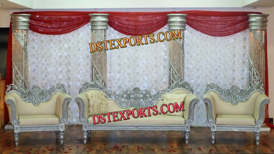 LATEST ASIAN  WEDDING  SILVER STAGE