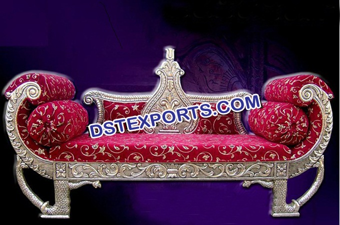 Indian Wedding Silver King Sofa set