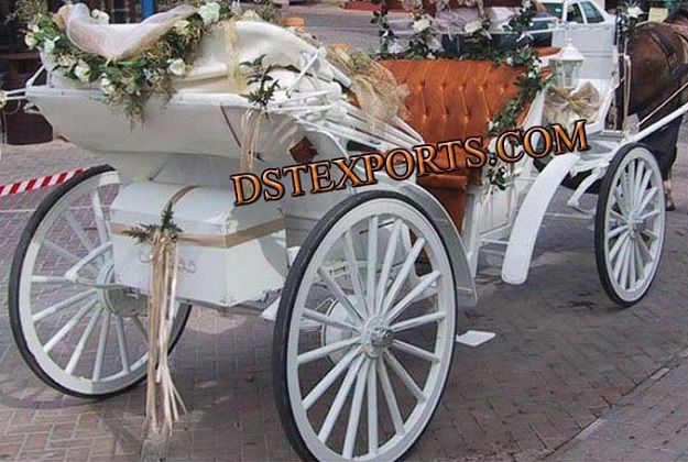 Beautiful Wedding Horse Carriage