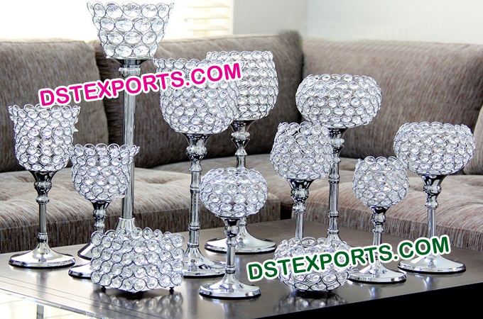 Wedding Fully Crystal Table vases