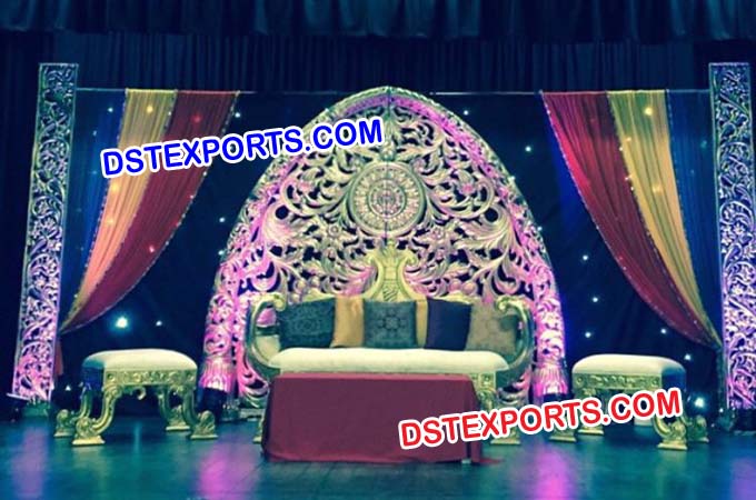 Royal Indian Wedding Stage Decorations