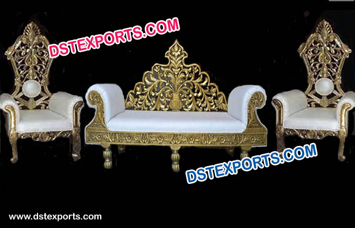 Wedding Stage Sofa Set & Chairs for Bride & Groom