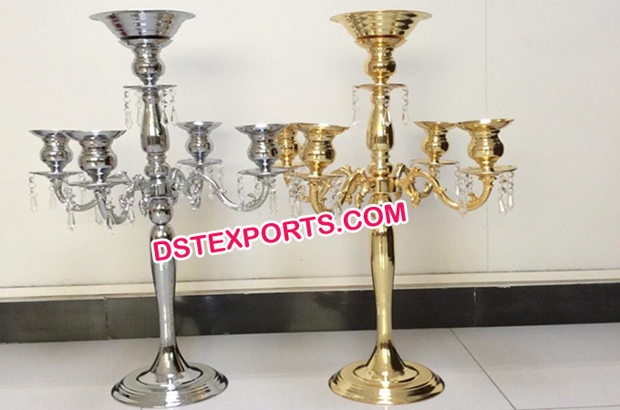 Brass Plated Candle Stand