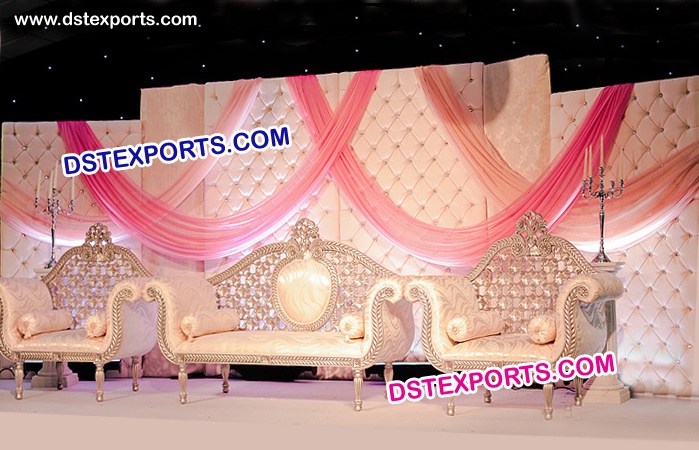 Leather Crystal Stage Decoration Panels