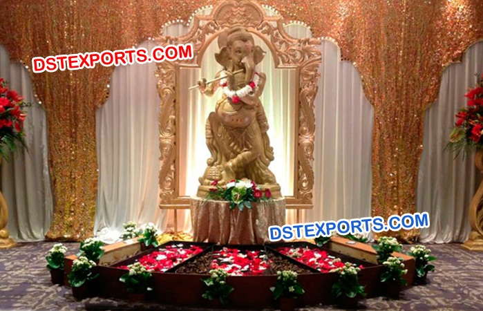 Wedding Entrance Standing Ganesha Statue