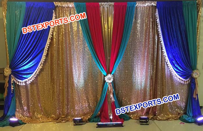 Wedding Stage Backdrop Curtains and Drapes