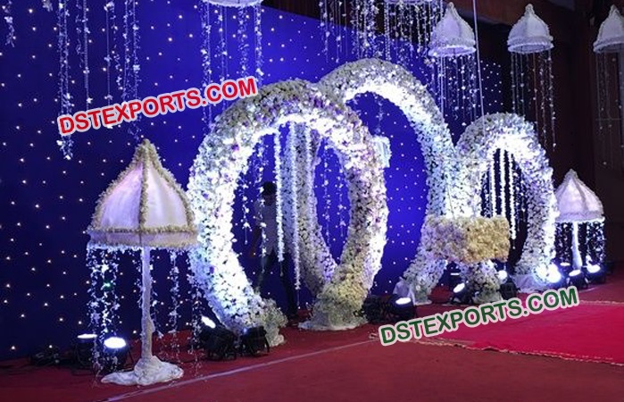 Floral Wedding Stage Decoration