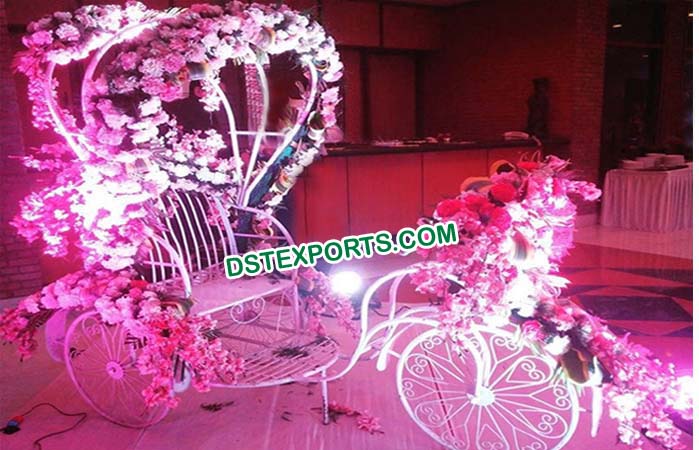 Open Bridal Entry Carriage