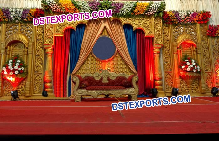Royal Wedding Stage Decoration Set