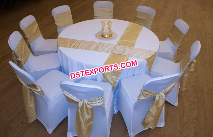 Reception Banquet Hall Chairs Cover