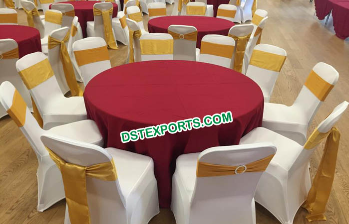 Wedding Banquet Hall Chair Cover Decoration