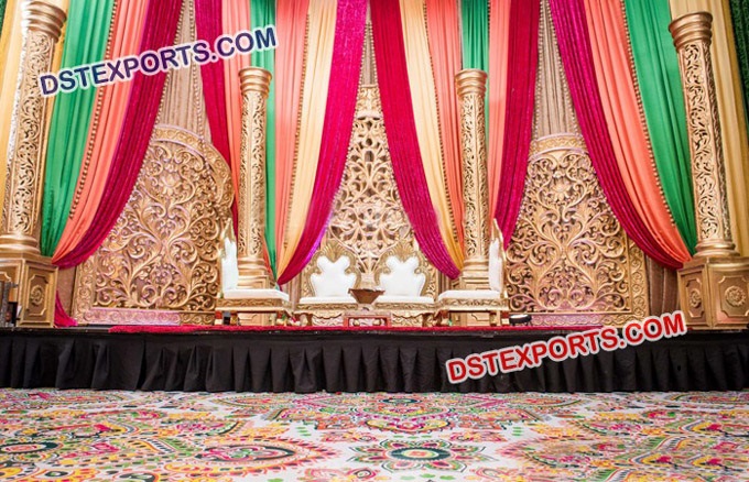 Traditional Fiber Wedding Stages