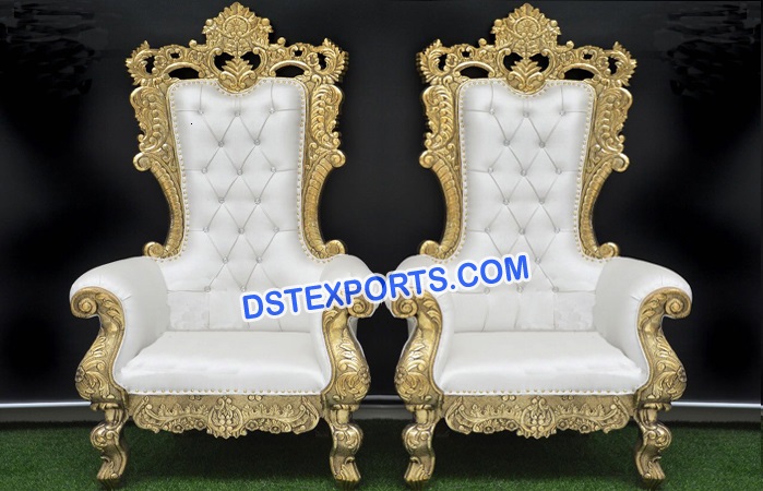 Stylish Wedding Bride Groom Chairs