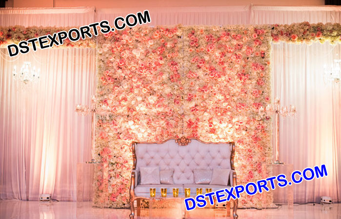 Fashionable Wedding Flower Wall Backdrop