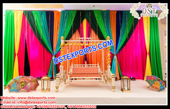 Marvelous Mehndi Ceremony Stage Set