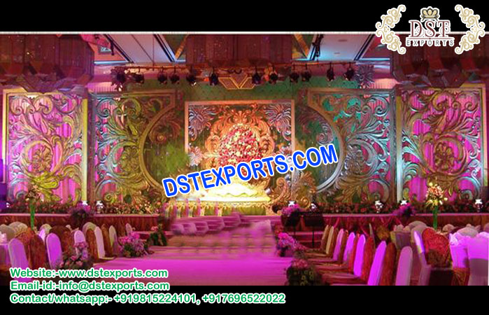 South Indian Wedding Decoration with C style Panel