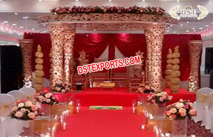 Classy Hindu Delizio Wedding Mandap Decor