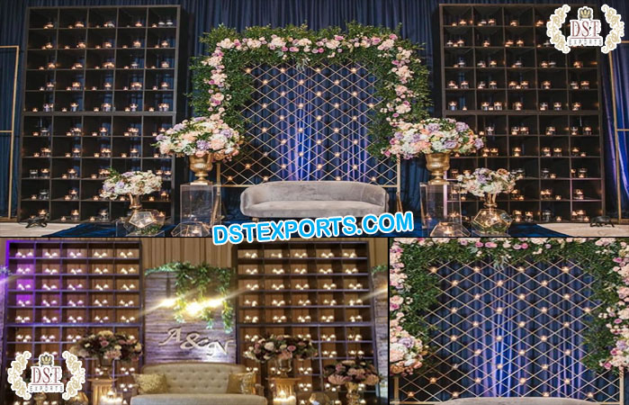 Affordable Wedding Stage Candlelight Decor