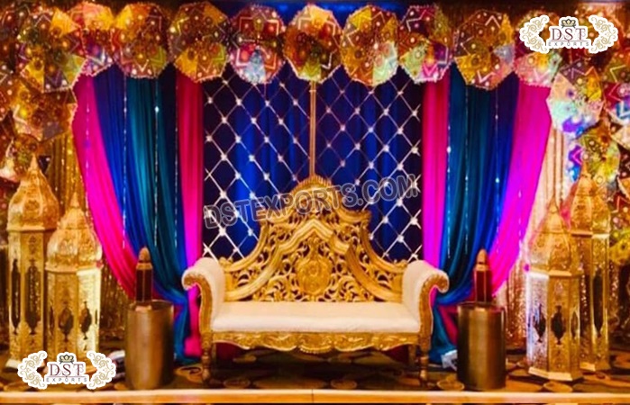 Muslim Wedding Event Stage Decor