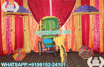 Magnificent Backdrop Curtains For Sangeet Function
