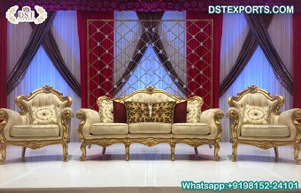 Elegant Wedding Love Seat With Chairs