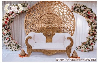 Traditional Style Round Frame For Stage Decor