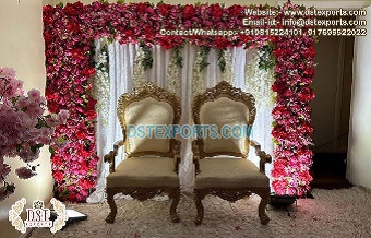 Affordable Wedding Engagement Stage Throne Chair