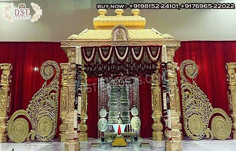 Tamilian Hindu Wedding Manavarai Mandap Setup