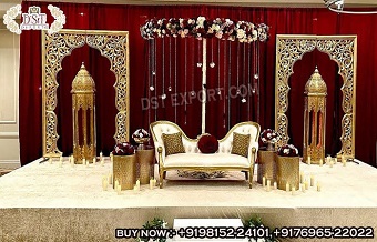 Muslim Mehrab Frame Stage Decoration