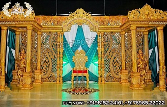 Marvelous Tamil Wedding Reception Stage Decor