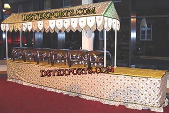 Indian wedding food stalls Decoration