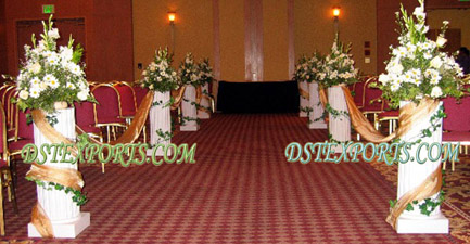 Wedding Aisle Pillars For Mandaps