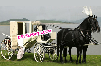 New Design Indian Wedding White  Horse Carriages
