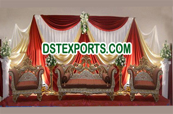 Royal Indian Wedding Peacock Design Furnitures