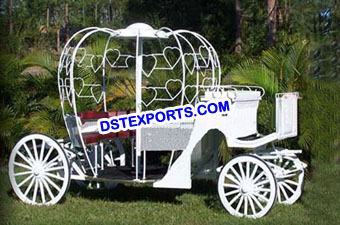 wedding White Cindrella carriages