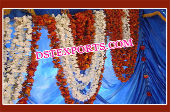 Indian Wedding Stage Decoration Flowers