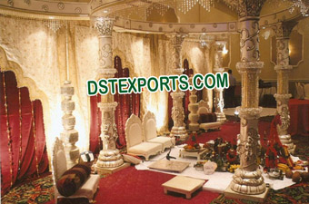 Wedding Aishwariya Fiber Crystal Pillar Mandap