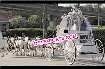 Beautiful Wedding Cinderella Carriages