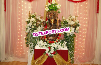 Wedding Ganesha Stage Theme Decor