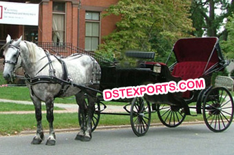 Elegent Black Victoria Horse Carriages