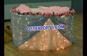 Wedding Table Cloth With Lights