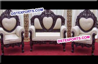 Wedding Antique Carving sofa With chairs set
