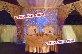 Wedding Stage Fiber Carved Backdrop Panel