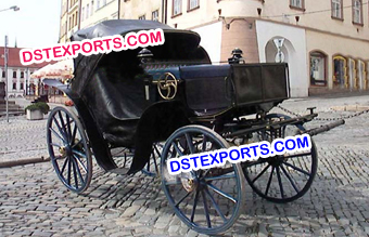 Stylish Black Victoria Horse Carriage